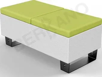 Berkano Brick 120 230_020_25_55 (белый гранит/зеленый)