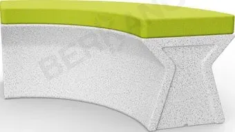 Berkano X-seat Arc 230_019_25_55 (белый гранит/зеленый)