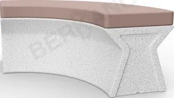 Berkano X-seat Arc 230_019_25_54 (белый гранит/кофейный)