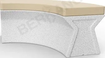 Berkano X-seat Arc 230_019_25_53 (белый гранит/бежевый)
