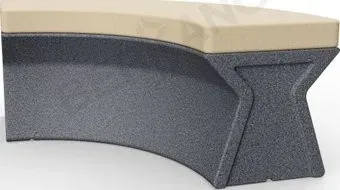 Berkano X-seat Arc 230_019_24_53 (черный гранит/бежевый)