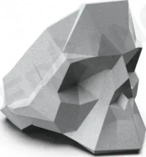 Berkano Skull 230_002_25 (белый гранит)