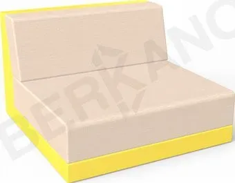 Berkano Quarter modular средний с подушками 250_016_43_60 (желтый/milk)