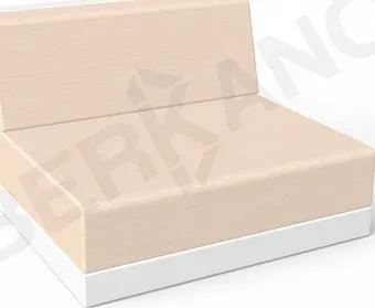 Berkano Quarter modular средний с подушками 250_016_03_60 (белый/milk)