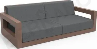 Berkano Quarter lounge с подушками 250_009_36_61 (коричневый/темно-серый)