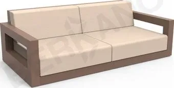 Berkano Quarter lounge с подушками 250_009_36_60 (коричневый/milk)