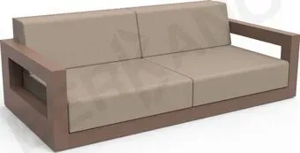 Berkano Quarter lounge с подушками 250_009_36_58 (коричневый/canvas)