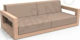 Berkano Quarter lounge с подушками 250_009_27_63 (терракотовый/toffee)