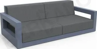 Berkano Quarter lounge с подушками 250_009_17_61 (синий/темно-серый)