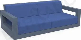 Berkano Quarter lounge с подушками 250_009_17_56 (синий/темно-синий)