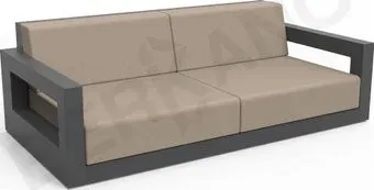 Berkano Quarter lounge с подушками 250_009_14_58 (графитовый/canvas)