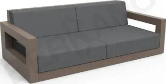 Berkano Quarter lounge с подушками 250_009_13_61 (кофейный/темно-серый)