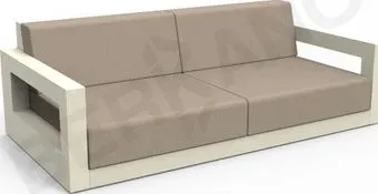 Berkano Quarter lounge с подушками 250_009_12_58 (бежевый/canvas)