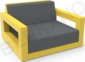 Berkano Quarter lounge с подушками 230_033_43_61 (желтый/темно-серый)