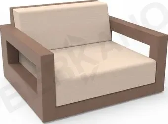 Berkano Quarter lounge с подушками 230_033_36_60 (коричневый/milk)