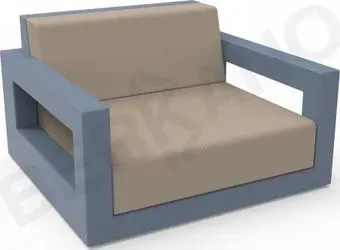 Berkano Quarter lounge с подушками 230_033_17_58 (синий/canvas)