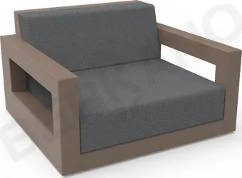 Berkano Quarter lounge с подушками 230_033_13_61 (кофейный/темно-серый)