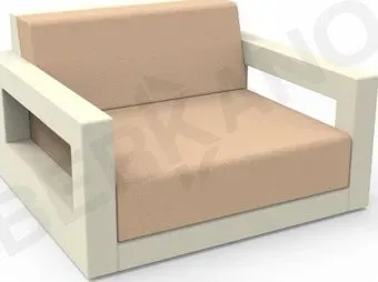 Berkano Quarter lounge с подушками 230_033_12_62 (бежевый/песочный)