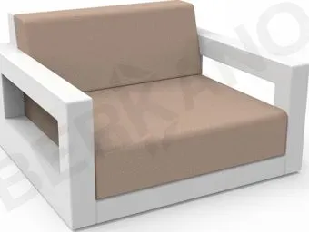 Berkano Quarter lounge с подушками 230_033_03_63 (белый/toffee)