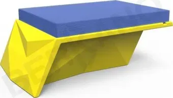 Berkano Quaro с подушками 230_042_43_56 (желтый/темно-синий)