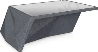 Berkano Quaro со стеклом 240_012_24 (черный гранит)