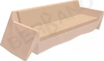 Berkano Quaro с подушками 250_008_27_62 (терракотовый/песочный)