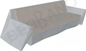 Berkano Quaro с подушками 250_008_21_59 (серый/светло-серый)