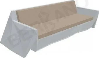 Berkano Quaro с подушками 250_008_21_58 (серый/canvas)