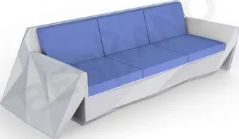 Berkano Quaro с подушками 250_008_21_56 (серый/темно-синий)