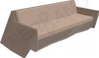 Berkano Quaro с подушками 250_008_13_63 (кофейный/toffee)