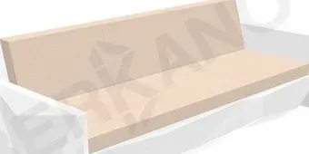 Berkano Quaro с подушками 250_008_03_60 (белый/milk)