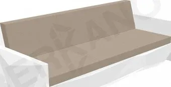 Berkano Quaro с подушками 250_008_03_58 (белый/canvas)