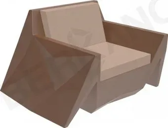 Berkano Quaro с подушками 230_030_36_63 (коричневый/toffee)