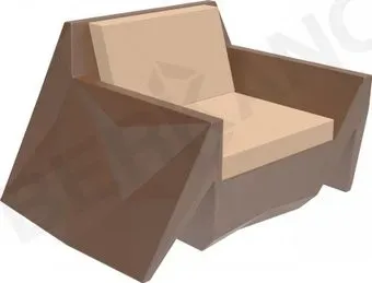 Berkano Quaro с подушками 230_030_36_62 (коричневый/песочный)
