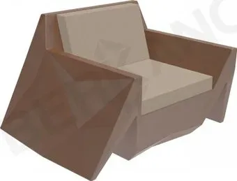 Berkano Quaro с подушками 230_030_36_58 (коричневый/canvas)