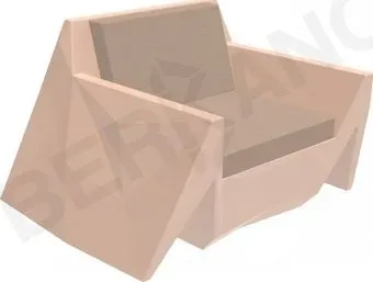 Berkano Quaro с подушками 230_030_27_63 (терракотовый/toffee)