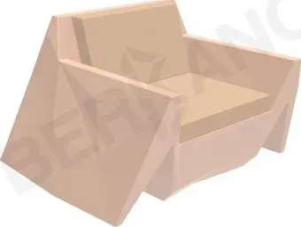 Berkano Quaro с подушками 230_030_27_62 (терракотовый/песочный)