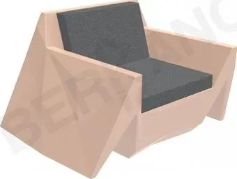 Berkano Quaro с подушками 230_030_27_61 (терракотовый/темно-серый)