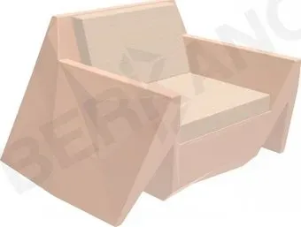 Berkano Quaro с подушками 230_030_27_60 (терракотовый/milk)