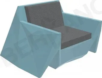 Berkano Quaro с подушками 230_030_20_61 (бирюзовый/темно-серый)