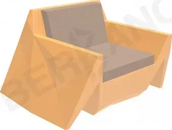 Berkano Quaro с подушками 230_030_18_63 (оранжевый/toffee)