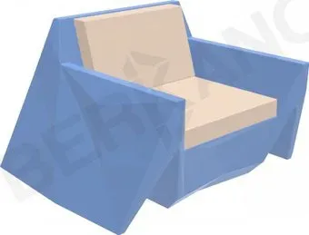 Berkano Quaro с подушками 230_030_17_60 (синий/milk)