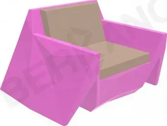 Berkano Quaro с подушками 230_030_15_63 (фиолетовый/toffee)