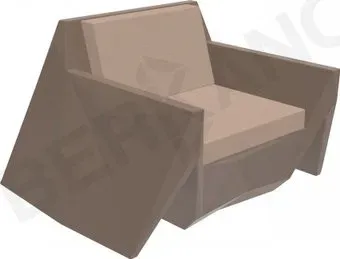 Berkano Quaro с подушками 230_030_13_63 (кофейный/toffee)