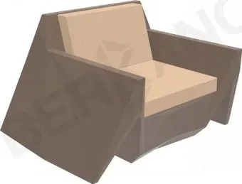 Berkano Quaro с подушками 230_030_13_62 (кофейный/песочный)