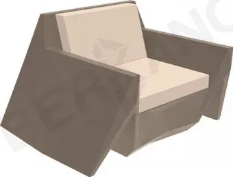 Berkano Quaro с подушками 230_030_13_60 (кофейный/milk)