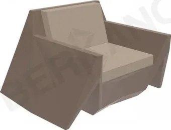 Berkano Quaro с подушками 230_030_13_58 (кофейный/canvas)