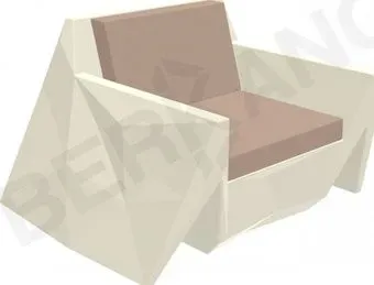 Berkano Quaro с подушками 230_030_12_63 (бежевый/toffee)