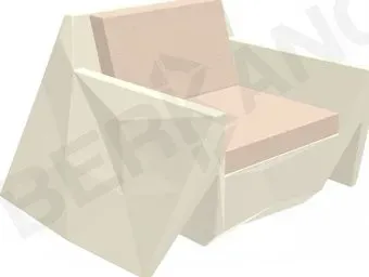 Berkano Quaro с подушками 230_030_12_60 (бежевый/milk)