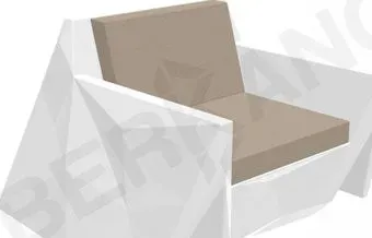 Berkano Quaro с подушками 230_030_03_58 (белый/canvas)
